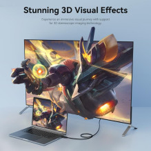 CABLE DP TO DP 1M / BLACK HAKBF VENTION