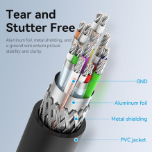 CABLE DP TO DP 1M / BLACK HAKBF VENTION