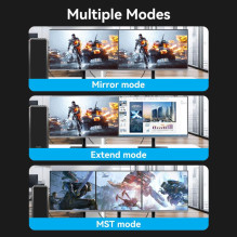 CABLE DP TO DP 1M / BLACK HAKBF VENTION