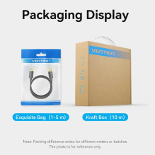 CABLE DP TO DP 1M / BLACK HAKBF VENTION