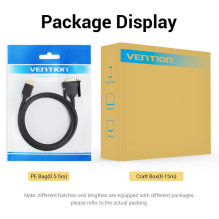 CABLE HDMI TO DVI 2M / BLACK ABFBH VENTION