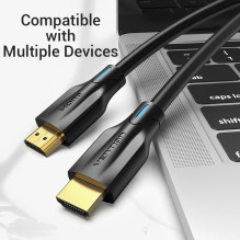 CABLE HDMI 8K / 3M BLACK AANBI VENTION