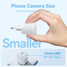 MOBILE CHARGER WALL USB-C / 20W TZ-FEPW0-EU-02 VENTION