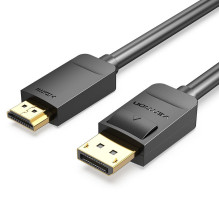 CABLE DP TO HDMI 2M / BLACK HADBH VENTION