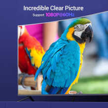 CABLE DP TO HDMI 2M / BLACK HADBH VENTION