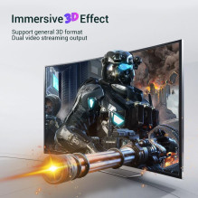 CABLE DP TO HDMI 2M / BLACK HADBH VENTION