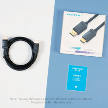 CABLE DP TO HDMI 2M / BLACK HADBH VENTION