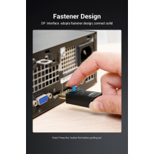 CABLE DP TO VGA 2M / BLACK HBLBH VENTION