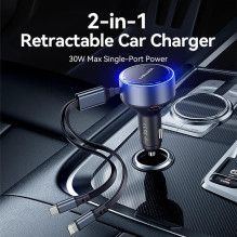 MOBILE CHARGER CAR USB / 3P BLACK FFOB0 VENTION