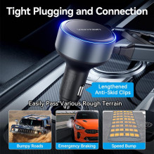 MOBILE CHARGER CAR USB / 3P BLACK FFOB0 VENTION