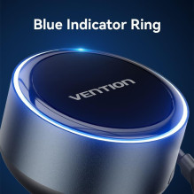 MOBILE CHARGER CAR USB / 3P BLACK FFOB0 VENTION