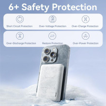 POWER BANK WRL 5000MAH 20W / MAGNETIC BLACK FHSB0 VENTION