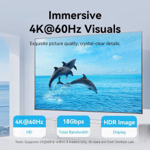 CABLE HDMI 15M / BLACK AACBN VENTION