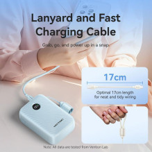 POWER BANK USB 20000MAH 22.5W / BLUE FKBL0-C VENTION