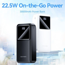 POWER BANK USB 30000MAH 22.5W / BLACK FHMB0 VENTION
