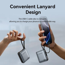 POWER BANK USB 10000MAH 35W / MINI GRAY FHEH0 VENTION