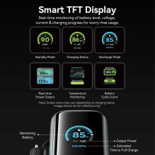 POWER BANK USB 20000MAH 165W / GRAY TFT DISPLAY FKFH0 VENTION