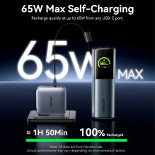 POWER BANK USB 20000MAH 165W / GRAY TFT DISPLAY FKFH0 VENTION