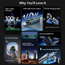 POWER BANK USB 27000MAH 200W / FKGH0 VENTION