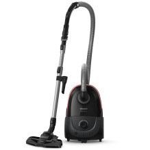 Vacuum Cleaner, PHILIPS, XD5123 / 10, Bagged, 900 Watts, Capacity 4 l, Noise 77 dB, Black, Weight 4.6 kg, XD5123 / 10