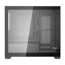 Kompiuterio korpusas - darkFlash C218M Mini Tower (Micro-ATX, 6 ARGB ventiliatorių, juodas)