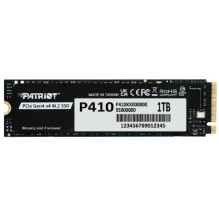 SSD, PATRIOT, 320xTBW rating, NVMe Yes, PCI Express, M.2, 1000 GB, P410P1TBM28H