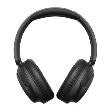 Belaidės ausinės - QCY GCY H2S Lite 40mm garsiakalbiai, Bluetooth 6.0, 60h baterija juoda