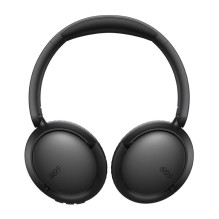 Belaidės ausinės - QCY GCY H2S Lite 40mm garsiakalbiai, Bluetooth 6.0, 60h baterija juoda