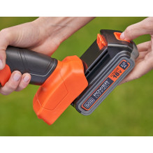 Įrankis - BLACK+DECKER BCSS18D1-QW Belaidis gyvatvorių žoliapjovė 2 Ah baterija