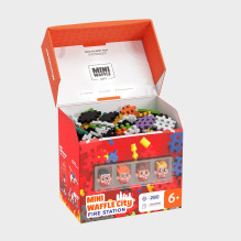 Konstruktorius - Marioinex Mini Waffle Statybiniai Blokai Gaisrinė 280 vnt. Daugiaspalvis