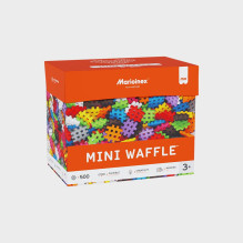 Konstruktorius - Marioinex Mini Waffle konstravimo blokeliai (500 vnt., pastelinių spalvų)