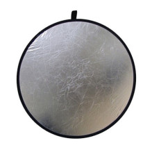 Fotografijos atšvaitas - 2in1 110cm auksinis-sidabrinis atšvaitas