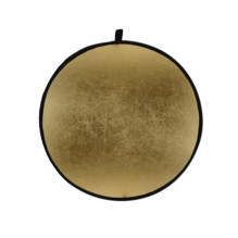 Fotografijos atšvaitas - 2in1 110cm auksinis-sidabrinis atšvaitas