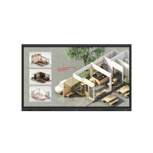 LG CreateBoard Standard interactive whiteboard 165.1 cm (65") 3840 x 2160 pixels Touchscreen Black