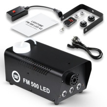 LIGHT4ME FM 500 LED V2 - 500W smoke / fog machine with 3x1W RGB lighting effect LIGHT4ME FM 500 LED V2 - 500W smoke / fog machine with 3x1W RGB lighting effect
