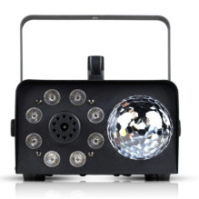 LIGHT4ME Fog 600W LED Ball - smoke and fog machine with backlit smoke effect + disco ball