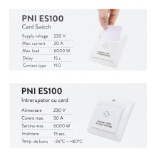 Yala PNI CH2000L Gold Hotel Access Control Package and PNI ES100 Card Switch