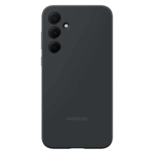 Samsung silikoninis dėklas EF-PA356TBEGWW, skirtas Samsung Galaxy A35 - juodas Samsung silikoninis dėklas EF-PA356TBEGWW, skirtas Samsung Galaxy A35 - juodas