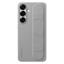 Samsung Standing Grip Case EF-GS936CJEGWW silikoninis dėklas su laikikliu / stovu Samsung Galaxy S25+ - pilka