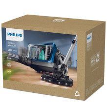 Dulkių siurblys, PHILIPS, belaidis, 900 vatų, talpa 1,5 l, triukšmas 77 dB, juodas, svoris 4,5 kg, FC9557 / 09 Dulkių siurblys, PHILIPS, belaidis, 900 vatų, talpa 1,5 l, triukšmas 77 dB, juodas, svoris 4,5 kg, FC9557 / 09