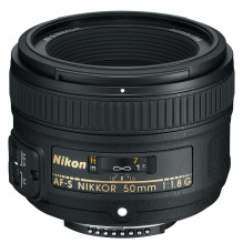 Nikon AF-S NIKKOR 50mm f/1.8G objektyvas Nikon AF-S NIKKOR 50mm f/1.8G objektyvas