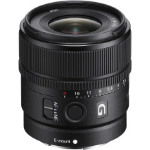 Sony E 15mm F1.4 G (Black) , (SEL15F14G)