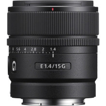 Sony E 15mm F1.4 G (Black) , (SEL15F14G)