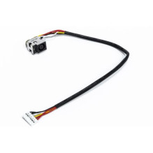 Power jack with cable, HP...