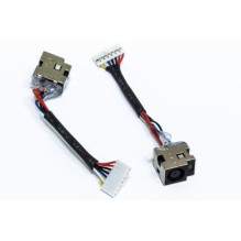 Power jack with cable, HP...