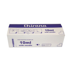 CHIRANA® 2-part disposable syringes with needles (10 ml with needle 0,80 x 40 mm (21 G x 1 1 / 2")) - 100pcs / 1box