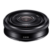 Sony E 20mm F2.8 (Black) , (SEL20F28)
