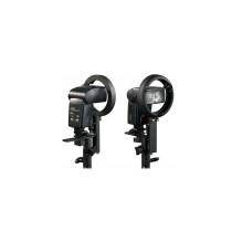 Camera flash bracket for Bowens ADB2 system