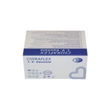 CHIRANA® CHIRAFLEX® IV Cannulas with FEP catheter port, snap fit cap & suturable wings (22G 0,9mm 25mm, blue, 36ml / CHIRANA® CHIRAFLEX® IV Cannulas with FEP catheter port, snap fit cap & suturable wings (22G 0,9mm 25mm, blue, 36ml /