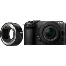 Nikon Z 30, (Z30) + NIKKOR Z DX 16-50mm f / 3.5-6.3 VR + FTZ II Adapter